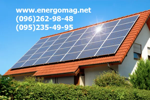 Солнечные панели, солнечные батареи, для дома, мощность 1кВт,  2 кВт,  3кВт