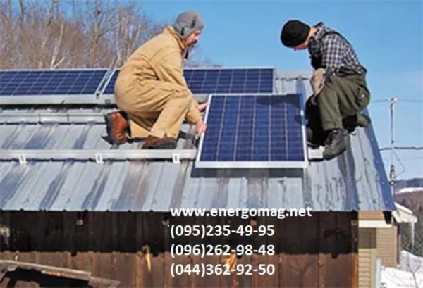 Солнечные панели, солнечные батареи, для дома, мощность 1кВт,  2 кВт,  3кВт 3